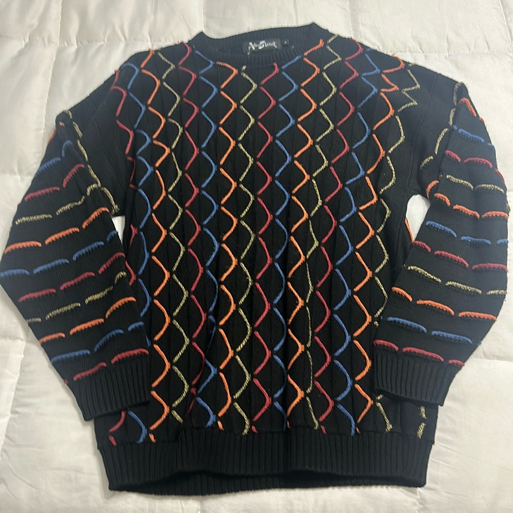 Vintage coogi style Alan Struat sweater